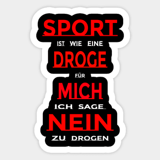 Nein zu Sport Collection Sticker